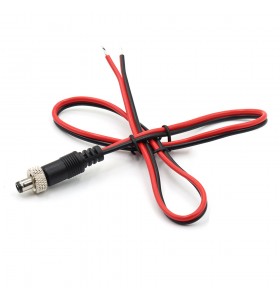 dc5.5*2.5mm male with screw to open red balck 18AWG cable